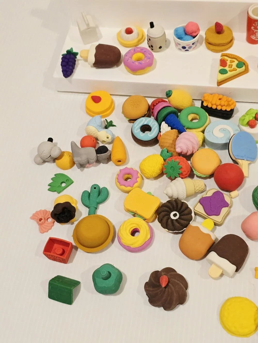 3D Puzzle Food and Animal Eraser Set